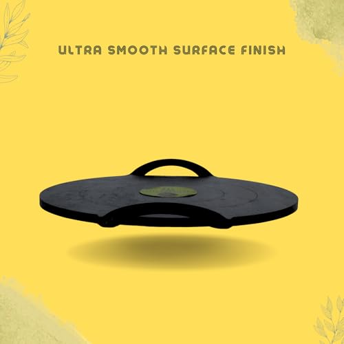 TRILONIUM Triple-Seasoned Iron Boulder Mini oothapam Dosa Tawa 24 cms, 2.1 Kgs - Image 5