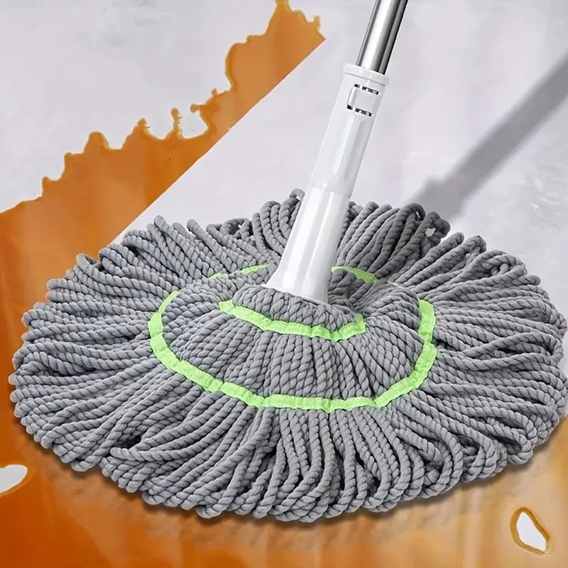 Zorzel Twist Mop Self Wringing Mop for Hardwood Floor Cleaning Trapeador Mops for Floor Cleaning with Wringer Micro Fiber Cloth Scrubber Head Quickie Mop Wring Mop for All Surfaces - Image 4