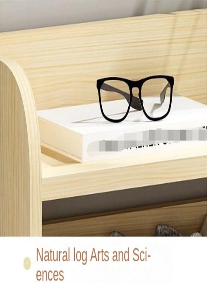 fashionhome 5 Tier Household Upgraded Design Shoe Rack Large Space Shoe Organizer Storage 15mm Thick Wood Rack 80x80x35cm - Image 3