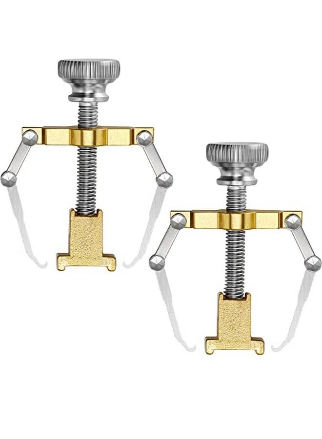 Mudder 2 Pieces Ingrown Toenail Lifter Ingrown Toenail Tool Toe Clamp Stainless Steel Foot Care Tool For Paronychia (Gold) - Image 1
