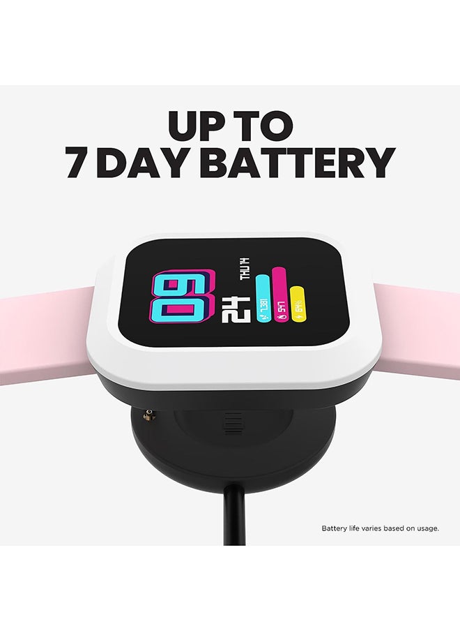 iTouch - Flex Series Smartwatch With Interchangeable Case And Strap Blush Pink Case Blush Pink Silicone Strap - Image 1