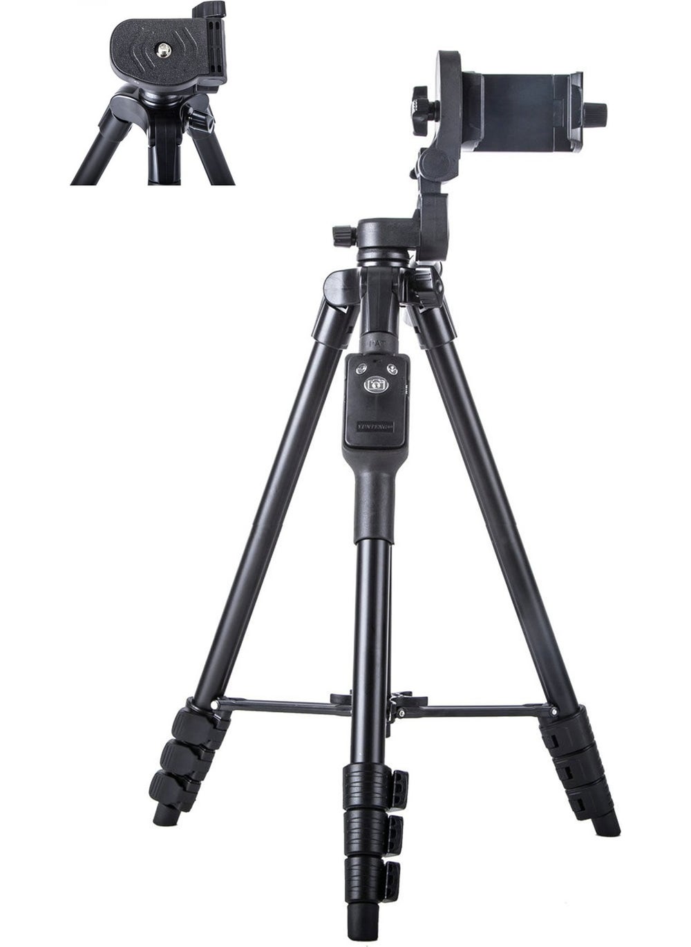 Sore Professional Tripod 146 cm Phone and DSLR Camera Holder Bluetooth Controlled Tripod with Bag  - Image 1