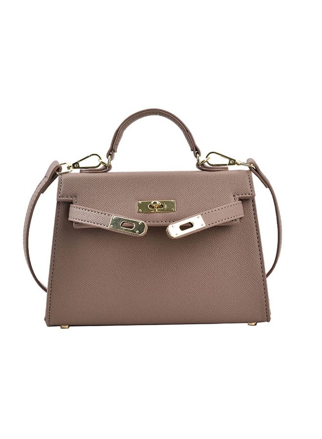 Women's Satchel Handbag Shoulder Handbag Multifunctional Simple Leather Bag bags, Can Be Used For Playing, Shopping, Dating((Khaki)) - Image 1