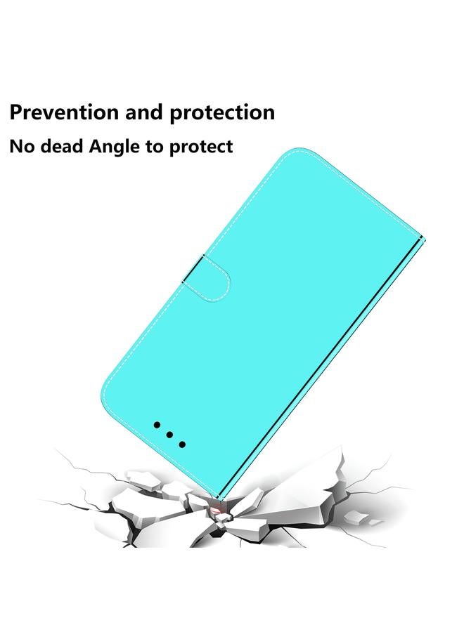 S-TOP Case For Samsung Galaxy A34 5G Imitated Mirror Surface Flip Leather Phone Case - Image 4