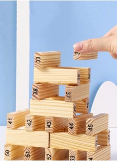 54-Piece Classic Wooden Stacking Jenga Tower Game Set - Premium Pine Building Blocks for Family Fun and Entertainment; Perfect for Developing Balance Skills and Enjoying Quality Time Together - pzsku/Z7FCA7A3BC5AB9FBAD0DBZ/45/_/1730266942/5f886eac-ed45-4373-968e-daaa0adc92c8