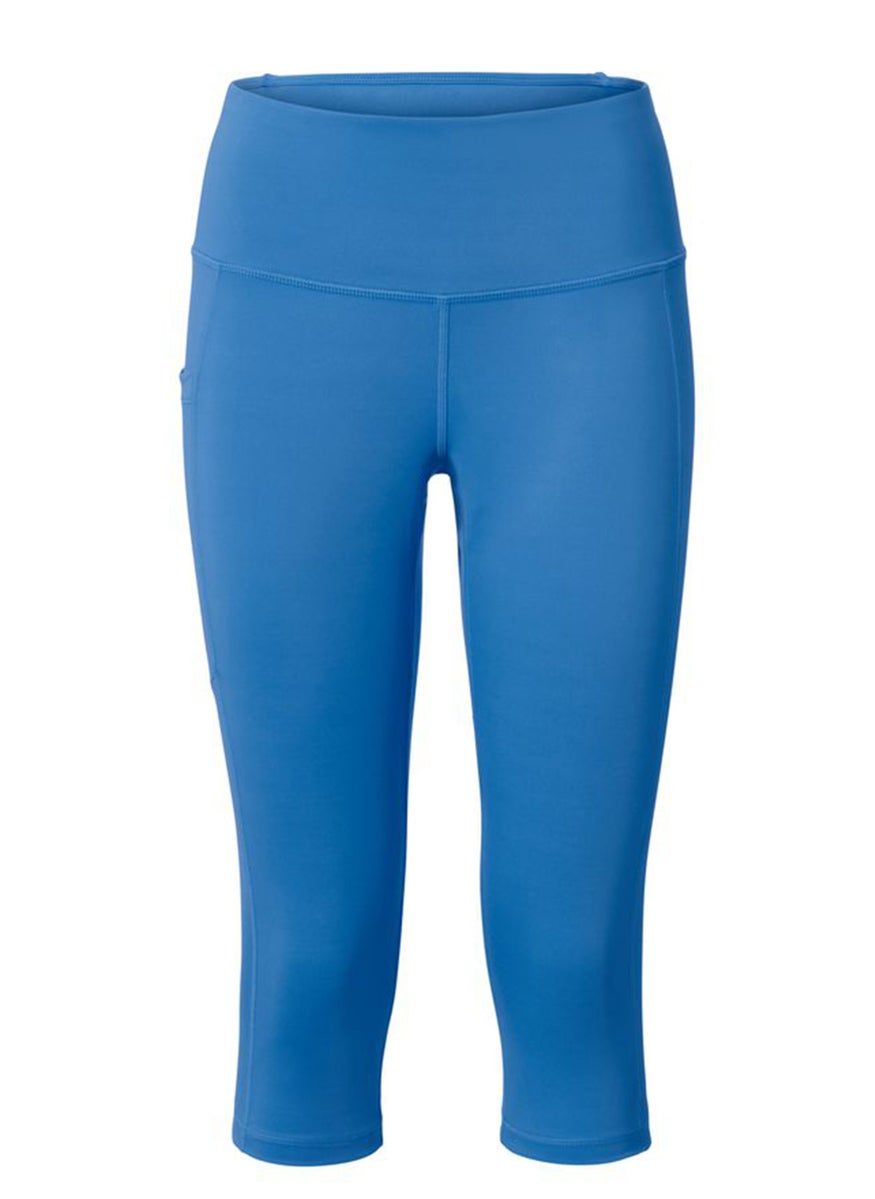 Women Sportswear Fit 3/4 Running Cropped Tights, Blue