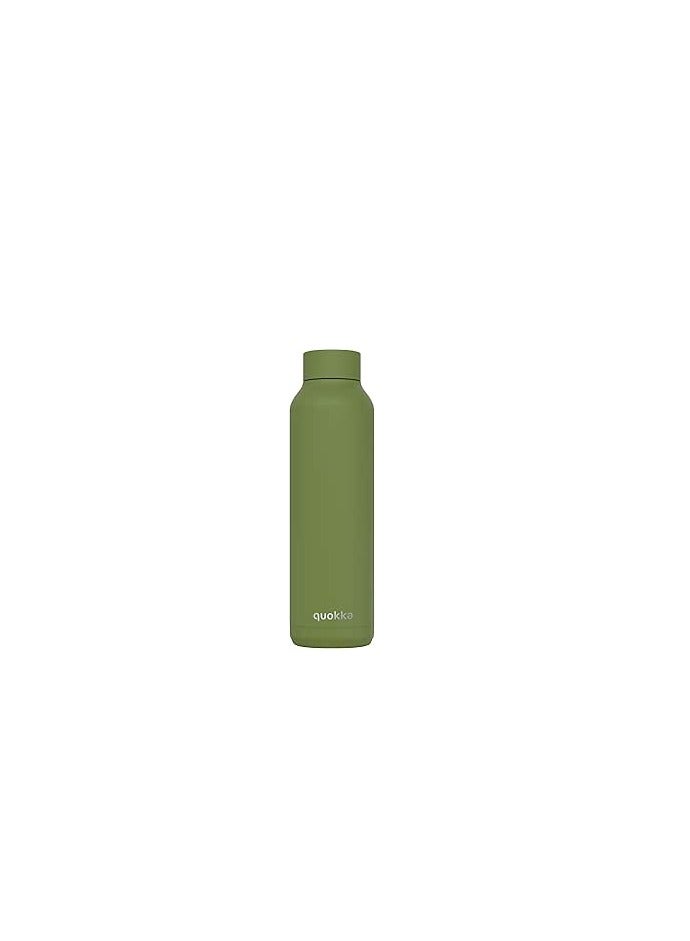 QUOKKA THERMAL SS BOTTLE SOLID OLIVE GREEN 630 ML