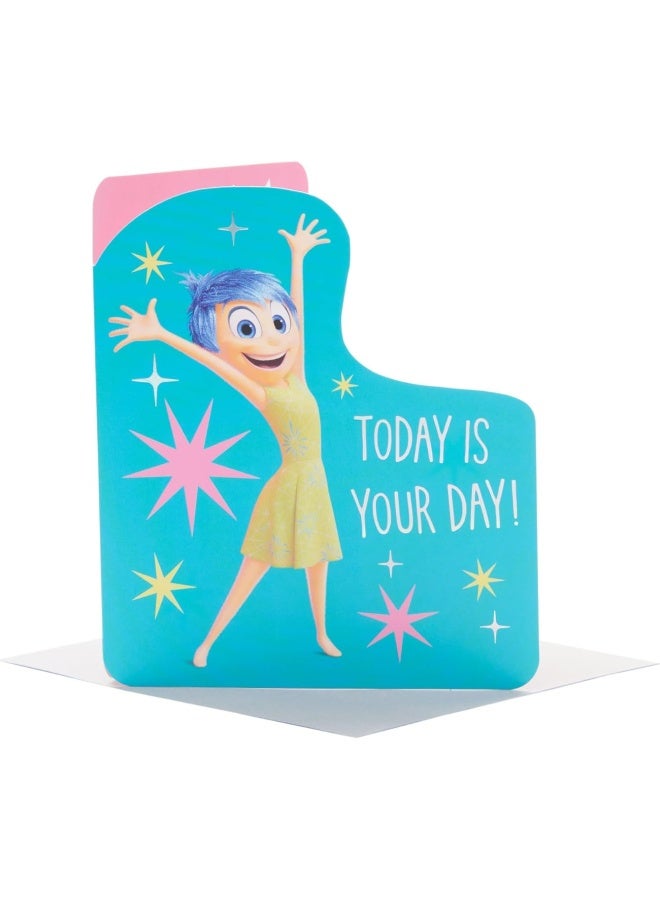 UK Greetings Disney Inside Out 2 Birthday Card Joy Design - Image 3