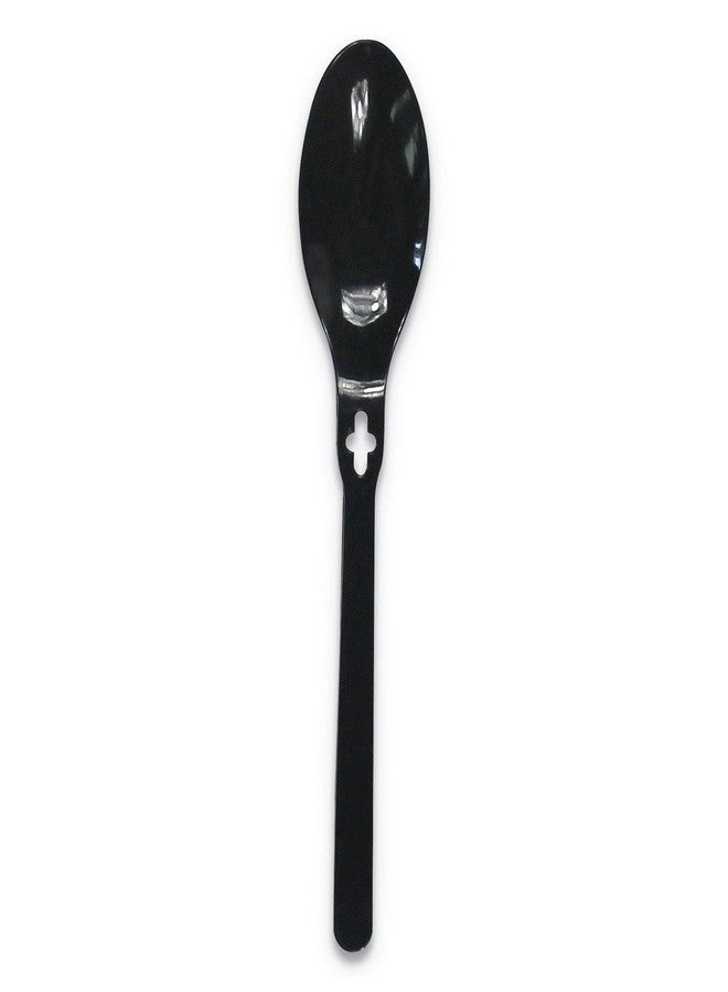 WeGo Spoon Wego Polystyrene, Spoon, Black, 1000/carton - Image 1