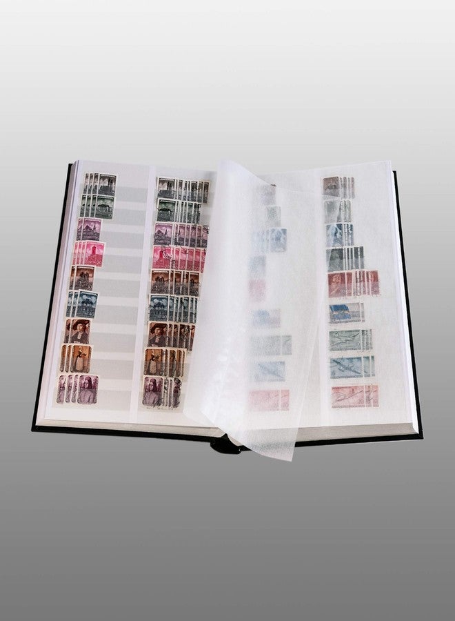 Prophila Collection ألبوم طوابع من مجموعة بروفيلا (جديد) 60 طوابع بيضاء مقسمة الجوانب، غلاف أحمر مبطن - Image 5