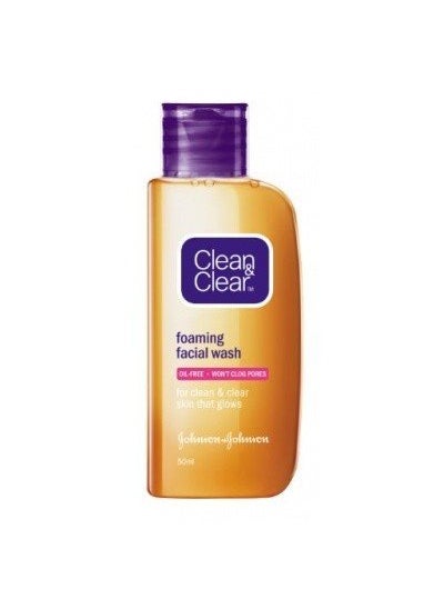 CLEAN & CLEAR Clean  Clear Foaming Facial Wash 50 ml Pack of 3 