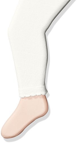Jefferies Socks جوارب جيفري للأطفال من القطن بدون قدم بحافة متعرجة، عاجي، 6-18 شهر - Image 3