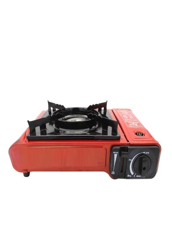REFURA Portable Gas Stove with  Piezo Ignition Burner 7000BTU Red RE-8015 - Image 2