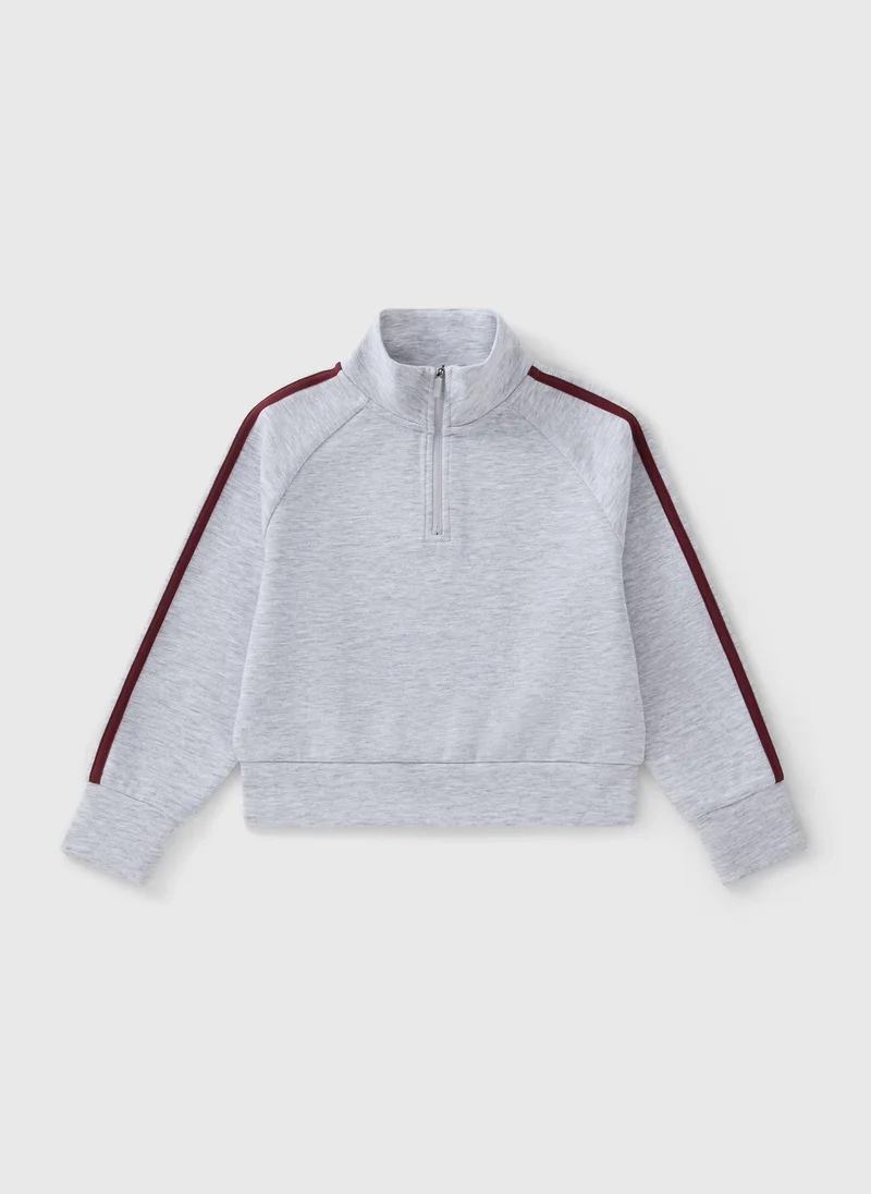 Matalan Girls Grey Sports Co Rd Sweatshirts