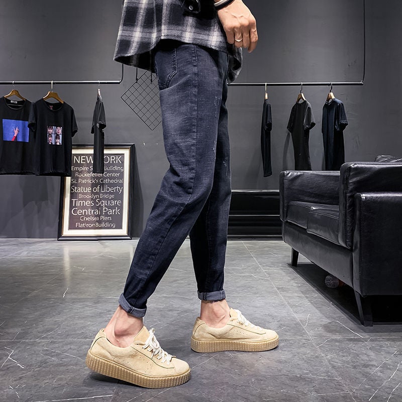 Unisex Classic Denim Jeans Loose Fit Daily Outdoor Wear - Image 3