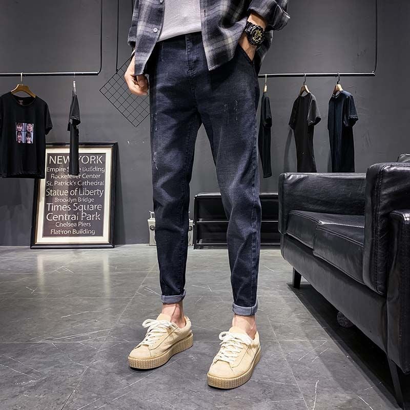 Unisex Classic Denim Jeans Loose Fit Daily Outdoor Wear - Image 2