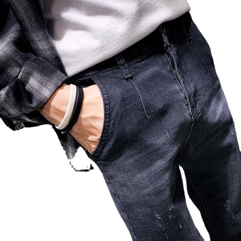Unisex Classic Denim Jeans Loose Fit Daily Outdoor Wear - Image 4