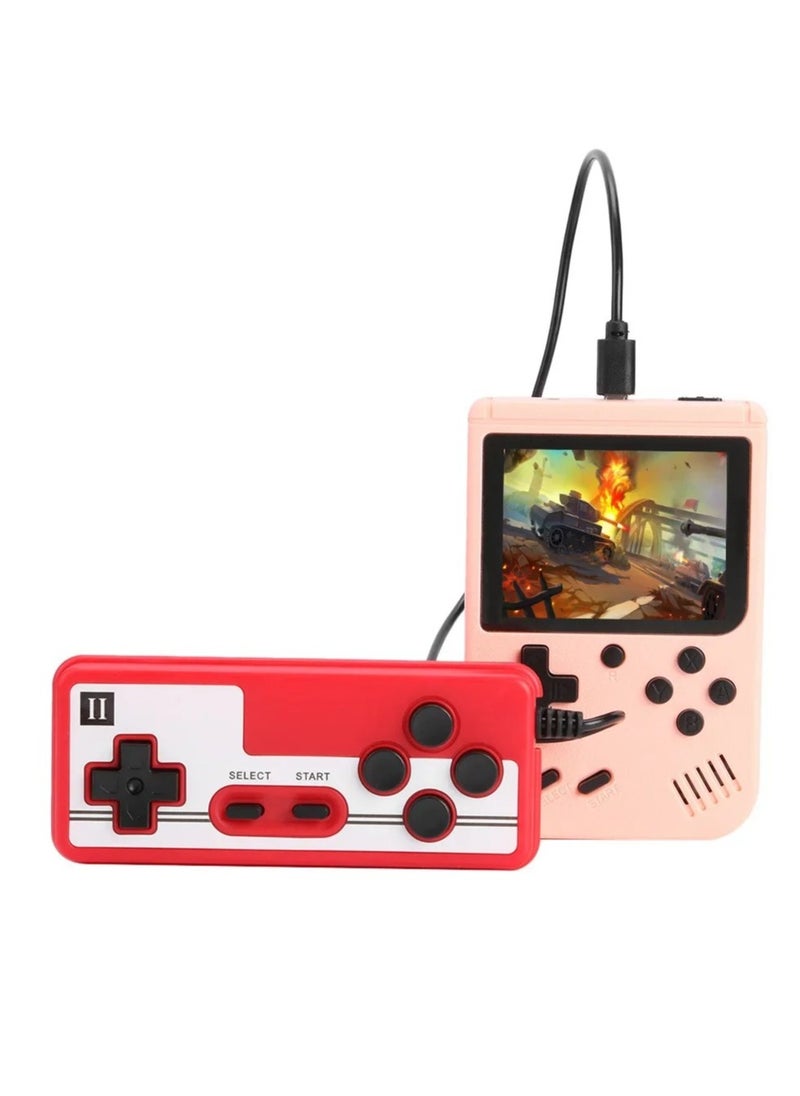 Mini Handheld Video Game, 8 Bit 3.0 Inch Color LCD Portable Pocket Video Game Machine, Compact And Lightweight Handheld Games Console With Built In 500 Games For Kids And Adults, (Pink Doubles) - pzsku/Z7FCB55D26E12F8E17762Z/45/_/1713768728/63385541-f370-48bd-97dd-df89114507a9