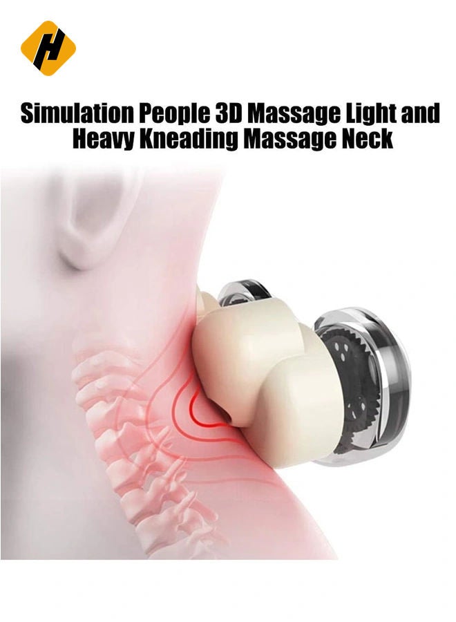 HuHa Rechargeable U Shaped Cervical Massage Pillow Neck Massager Vibration Pillow, Multifunctional Shoulder and Electric for Relax Muscles Fatigue - Image 3