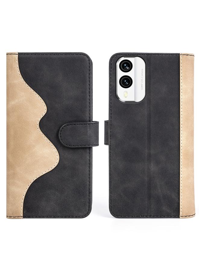 اس-توب جراب هاتف Nokia X30 مصنوع من الجلد بتصميم أفقي قابل للطي - Image 2