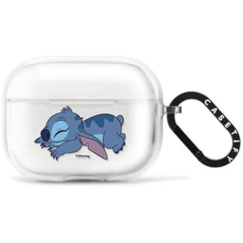 Casetify Impact AirPods Pro 1/2 Case with Ring 【Lilo & Stitch Colab】 - Stitch - Frost - Image 1