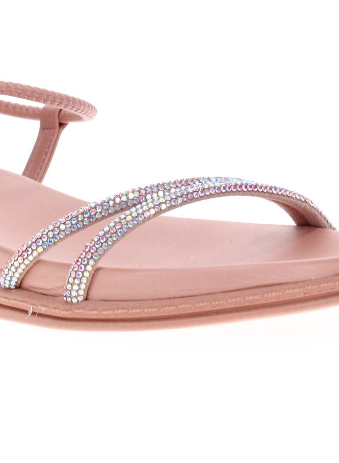 Beira Rio Embellished Flat Sandals - Image 4
