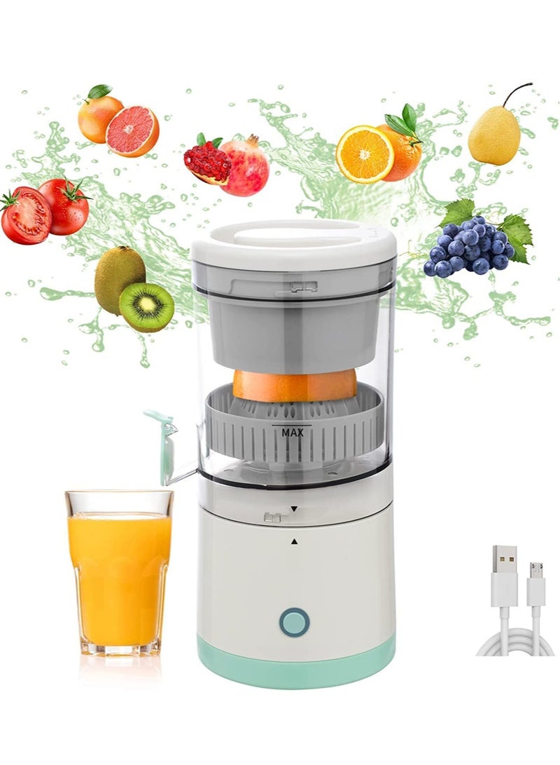 ELTRAZONE Electric Citrus Juicer, Hands-Free Portable USB Charging Powerful Electric Juicer Cordless Fruit Juicer, Multi functional 1-Button Easy Press Lemon Orange Squeezer Machine for Kitchen - Image 1