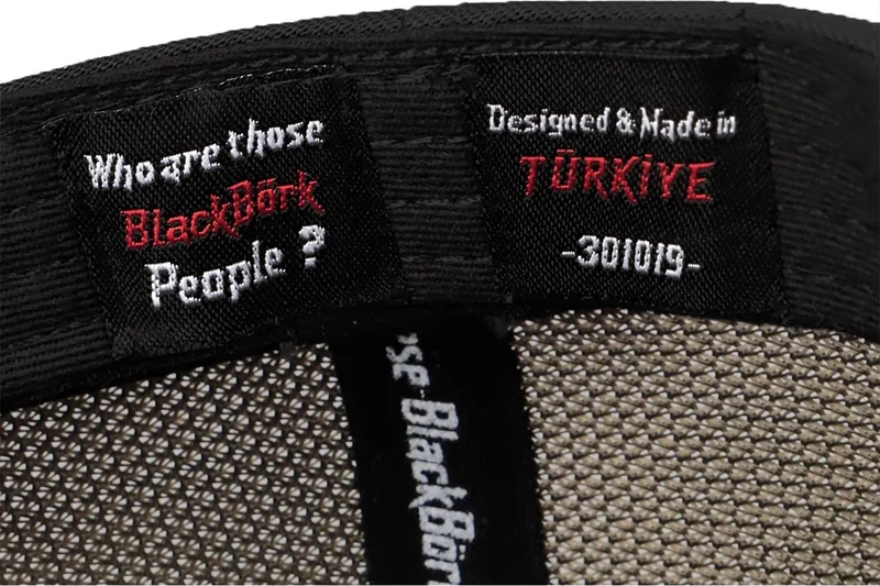 بلاك بورك V1 Trucker At -2sh Code Logo Black-Khaki Cordura Fabric Hat (Cap)