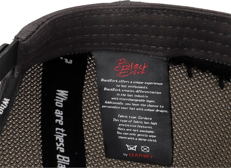 بلاك بورك V1 Trucker At -2sh Code Logo Black-Khaki Cordura Fabric Hat (Cap)