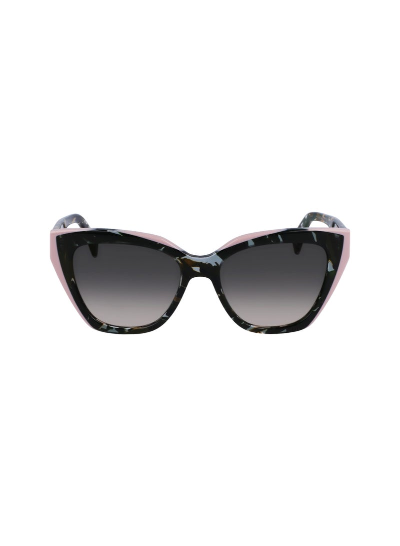 Liu Jo FULL RIM ACETATE ACETATE LIU JO SUNS LJ784S 5317 (008) BLACK/ROSE - Image 2
