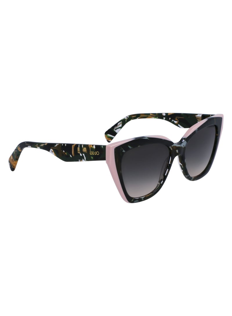 Liu Jo FULL RIM ACETATE ACETATE LIU JO SUNS LJ784S 5317 (008) BLACK/ROSE - Image 3