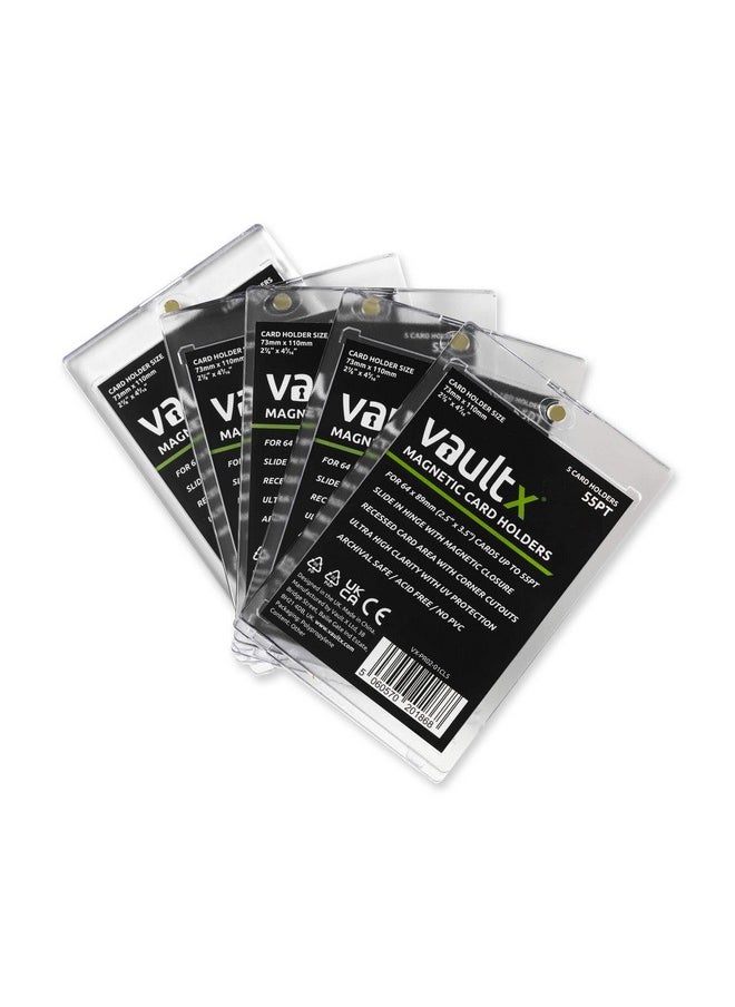 Vault X Magnetic Card Holders 55Pt For Trading Cards & Sports Cards (5 Pack)  - Image 4