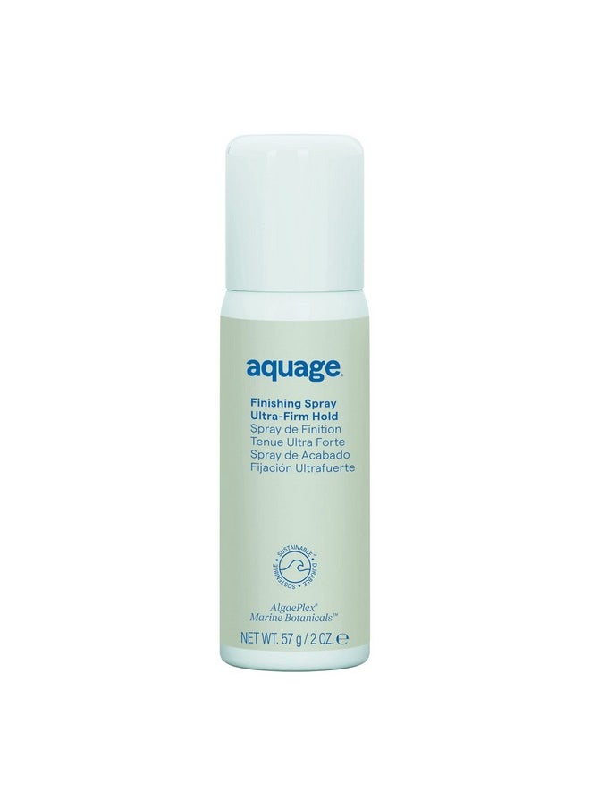 Aquage AQUAGE. Finishing Spray, Firm Hold Hairspray, Delivers Humidity Resistance and Lasting Style Retention with Max Shine, LOW VOC, Travel Size, 2 oz.  - Image 1