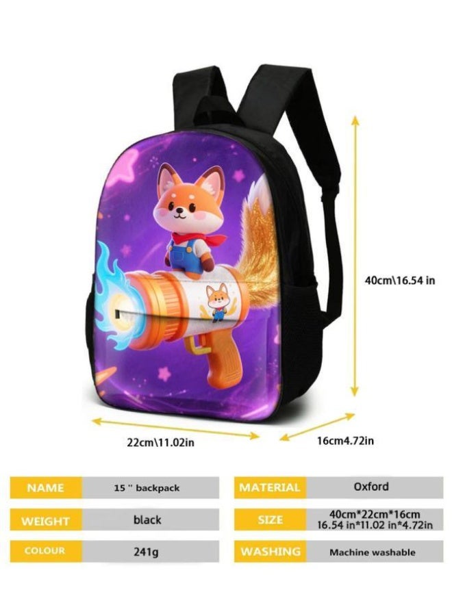 Bright Li Fire The trend is not the same! Cartoon bag three-piece set, to meet the wearing needs of students and teenagers (students, children, friends can be used for outings, mountain climbing, school, etc.) - 39 - Image 5