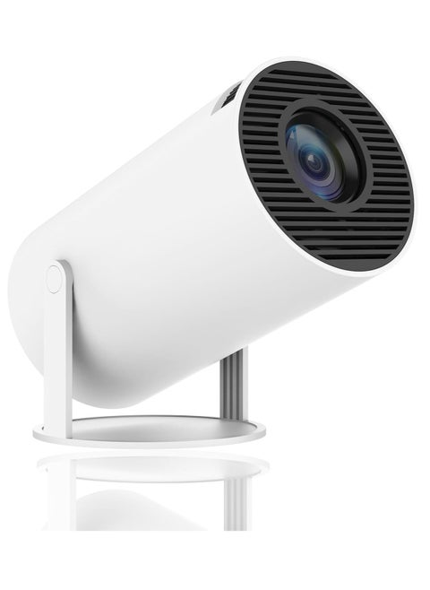 Portable Mini Projector with Android 12, 1080P Full HD, 200 ANSI, WiFi 6, Bluetooth 5.0, Supports Mobile Projection
