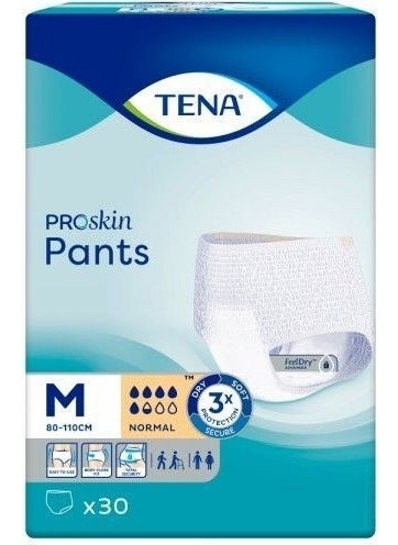 Tena Pant Absorbent Panties 120 Pieces Medium Patient Diapers 5.5 Drops 