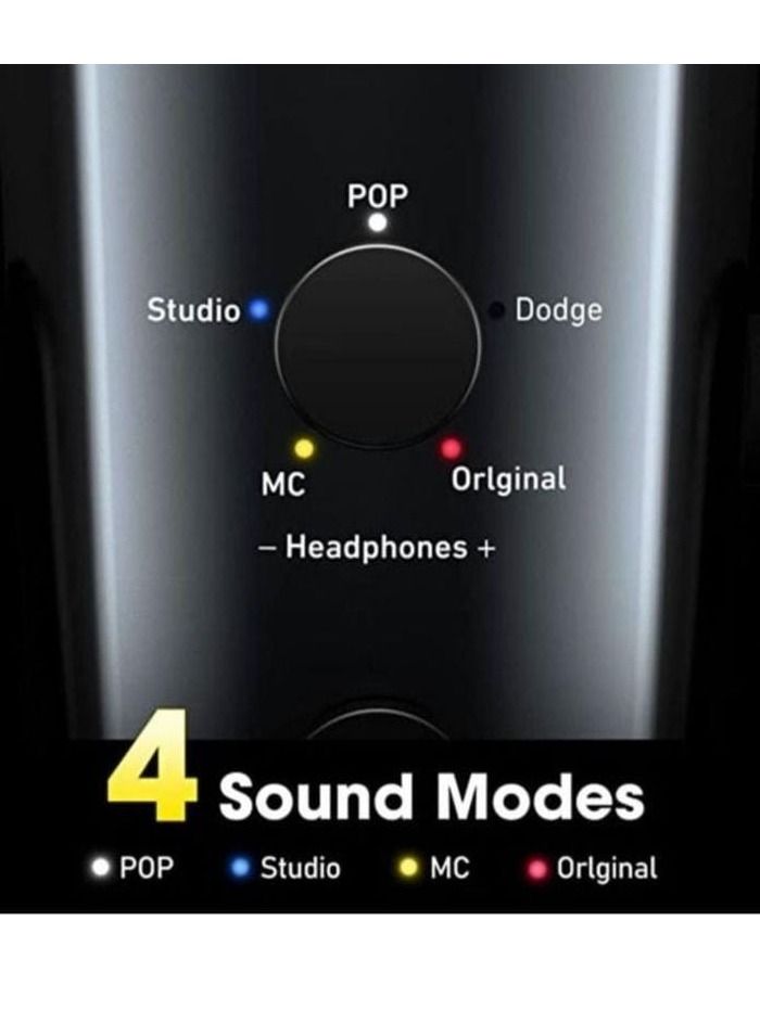 Jmary PW10 Professional Metal Voice Recording Usb Condenser Studio And Podcast Recording Gaming Microphones - Image 4