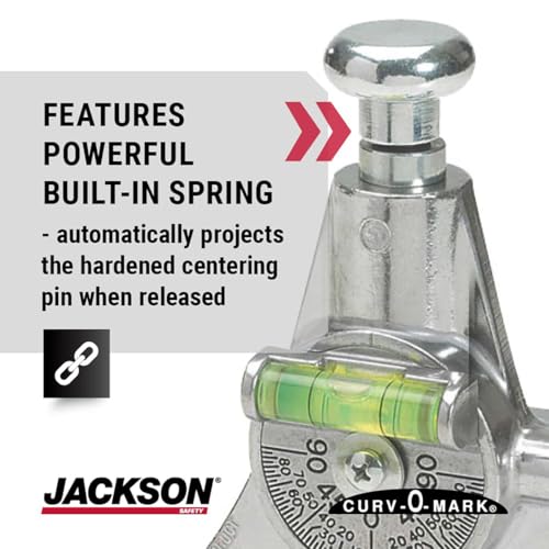 Jackson Safety أداة تحديد مركز أنابيب جاكسون سيفتي - رأس Y قياسي 8 بوصة يقيس الأنابيب 1 بوصة وما فوق - كيرف-أو-مارك جامبو 7 - Image 5