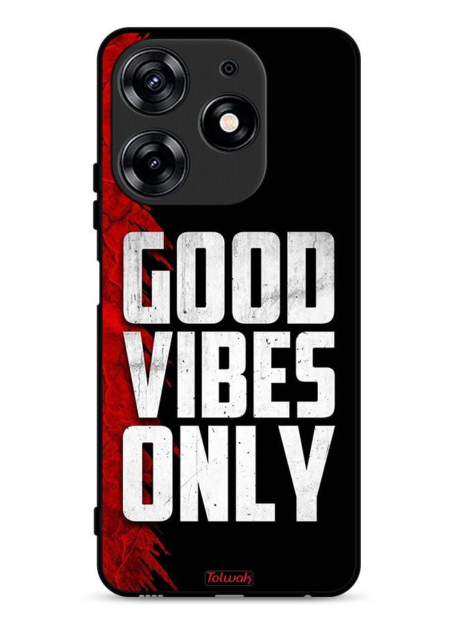 Tolwak Tecno Spark 10 Pro 4G Protective Case Cover Good Vibes Only - Image 1