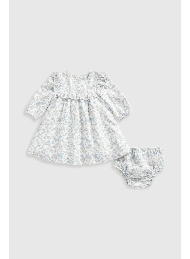 mothercare Pretty Bird Woven Dress and Knickers Set