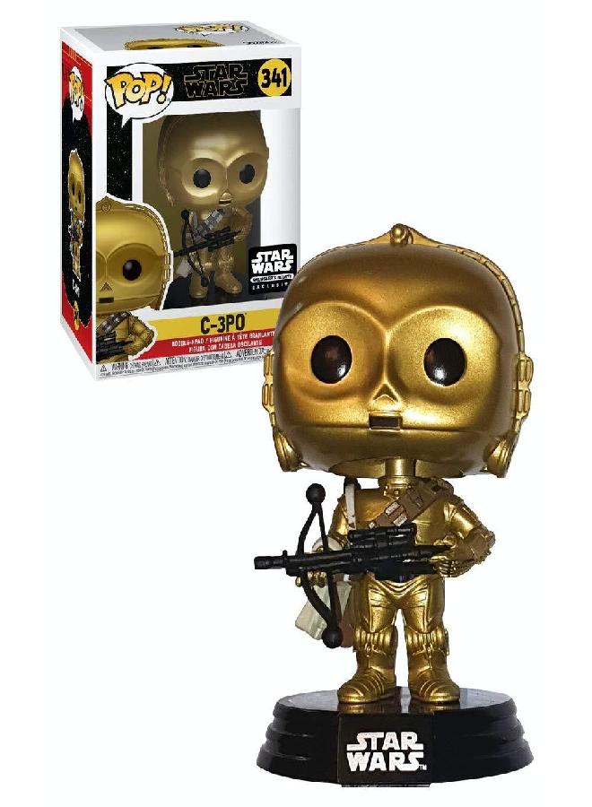 POP POP C-3PO (Rise of Skywalker) (with Bowcaster) - Smuggler's Bounty Exclusive - Image 2