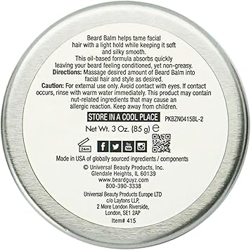Beard Guyz Beard Balm 25 For Coarse Hair 3 oz - Image 3