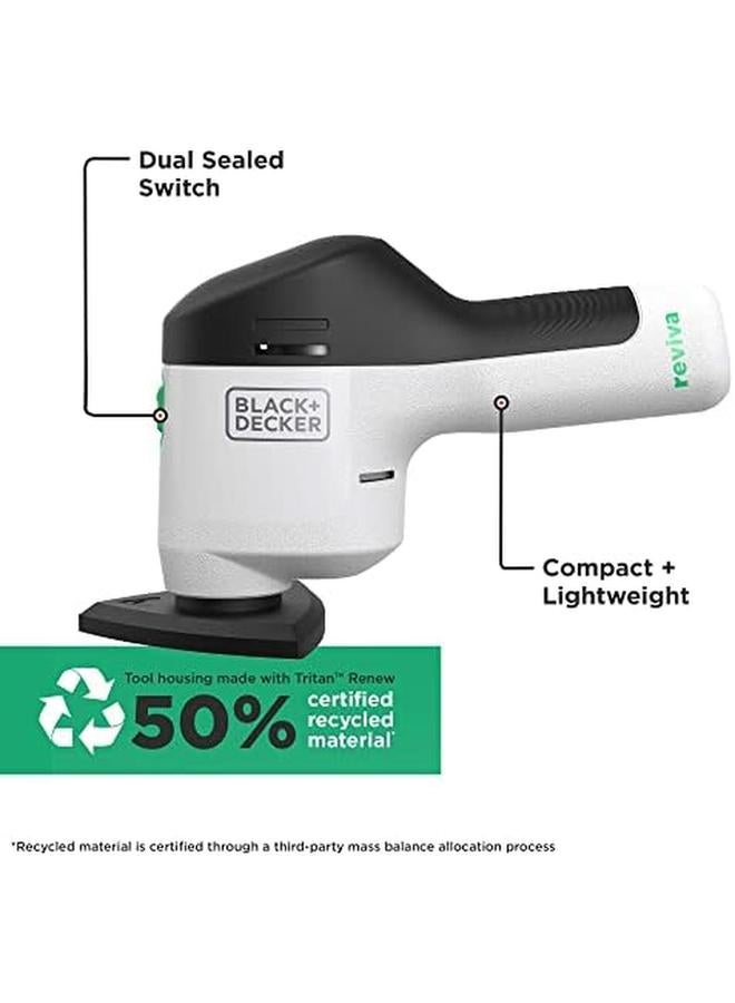 BLACK+DECKER Reviva Cordless 12V Sander With 10 Sanding Sheets Revds12A10 Gb 2 Years Warranty  - Image 2
