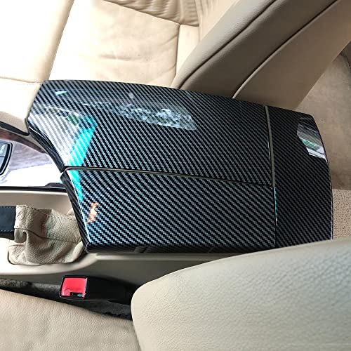 CHUANGHUI for BMW 5 Series E60 E61 2004-2010 Carbon Fiber Color Car Interior Center Armrest Box Cover Console Box Storage Box Trim Covers 525i 528i 530i 535i 550i - Image 3