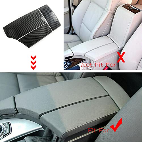 CHUANGHUI for BMW 5 Series E60 E61 2004-2010 Carbon Fiber Color Car Interior Center Armrest Box Cover Console Box Storage Box Trim Covers 525i 528i 530i 535i 550i - Image 2