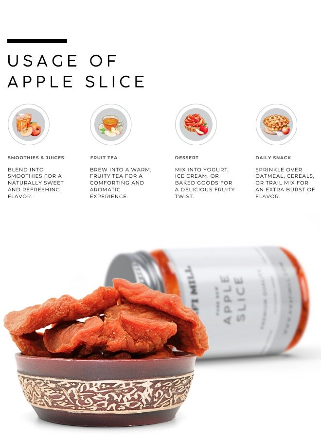 Awafi Mill AWAFI MILL Dried Apple Slices - Naturally Sweet - Crispy and Delicious Fruit Slices for Snacking & Culinary Use  - Image 3