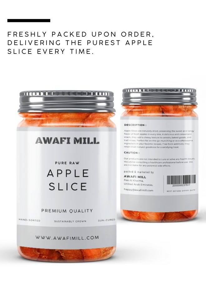 Awafi Mill AWAFI MILL Dried Apple Slices - Naturally Sweet - Crispy and Delicious Fruit Slices for Snacking & Culinary Use  - Image 4