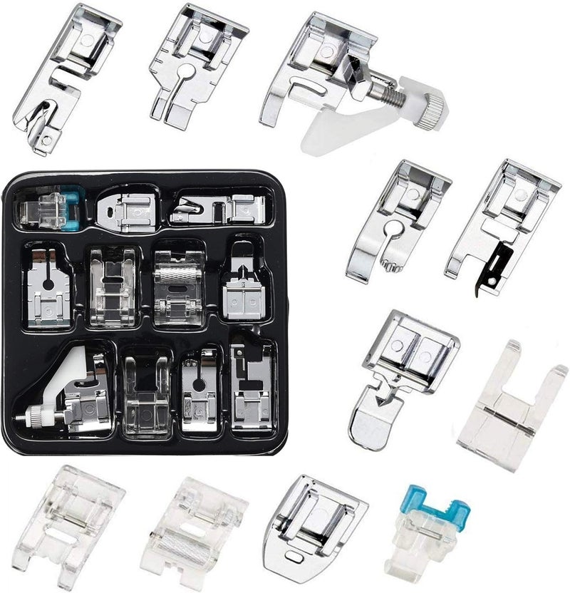 Windman Presser Feet Set 11Pcs Snap On Sewing Machine Foot for Brother Singer Janome Babylock Kenmore Low Shank Sewing Machine Use - Image 1
