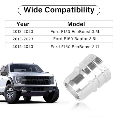 NIULPFZTK مود سيلفري بلاف أوف فالف، مودي فنت إلى الغلاف الجوي (VTA) لفورد F150 EcoBoost/Raptor 2.7L 3.5L 2013-2023 لإكسسوارات F150 - Image 3