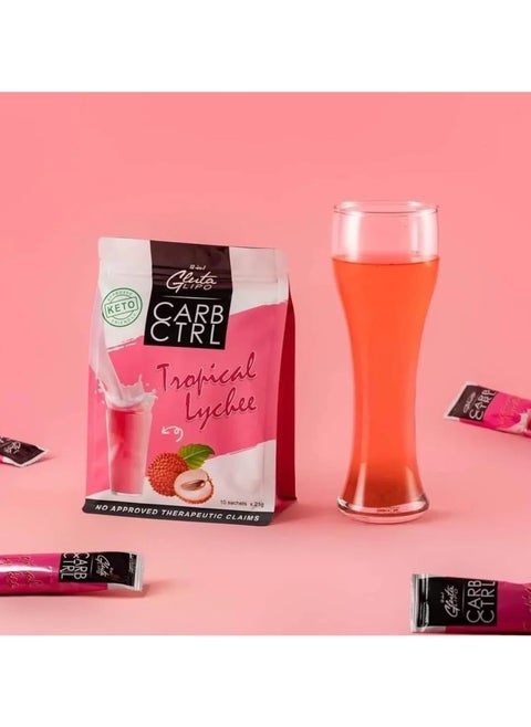 Glutalipo 12 in 1 CARB CTRL, 10 Sachets (Tropical Lychee)